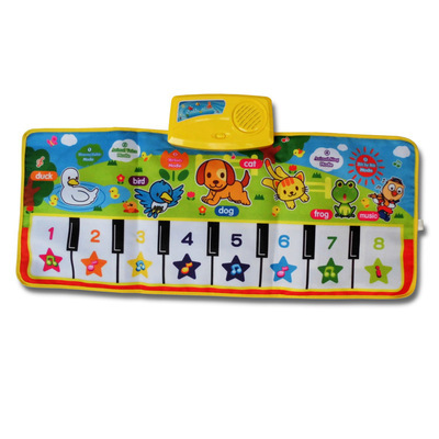 【小鋼琴音樂毯電子琴嬰幼兒益智玩具學習智能布毯學習毯音樂毯批發(fā)】價格,廠家,圖片,教具、早教機,汕頭市澄海區(qū)安源玩具商行-